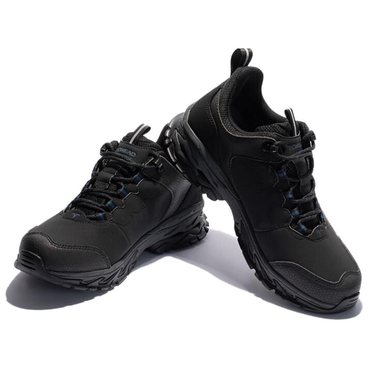 TOREAD Cushioning, Non Slip, And Waterproof Low top Hiking Shoes Men’s Black
