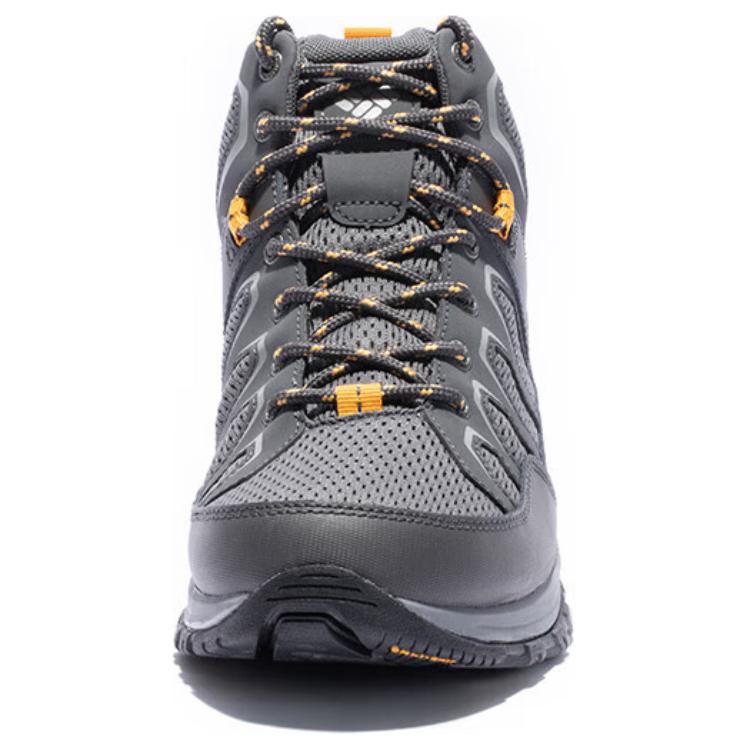 Columbia Slip Resistant Abrasion Resistant Mid top Hiking Shoes Men’s Gray