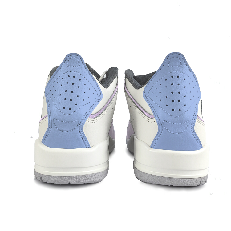 Jordan Courtside 23 Cushioning Slip Resistant Mid top Vintage Basketball Shoes Men’s Purple White