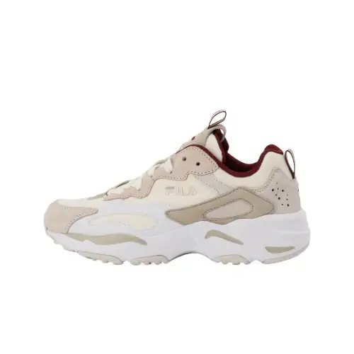 FILA Ray Tracer Synthetic Leather Comfortable Low top Training Shoes Women's Brown