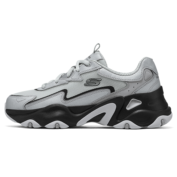 Женские кроссовки Skechers D'LITES 5.0 (серебристые)