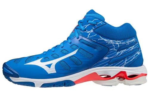 Mizuno Volleyball Shoes Unisex Mid Top Blue/White
