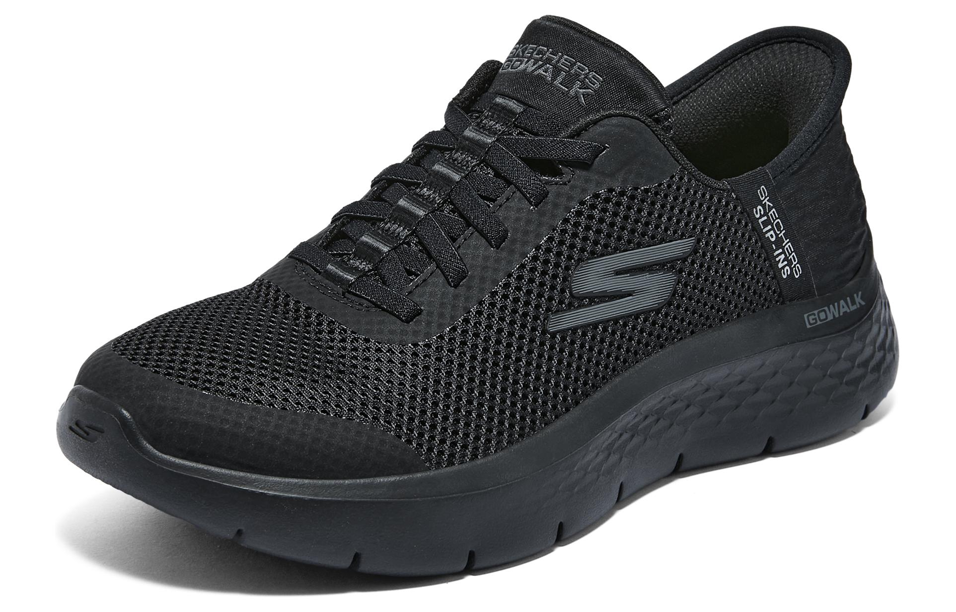 Skechers Abrasion Resistant Low top Walking Shoes Women’s Black
