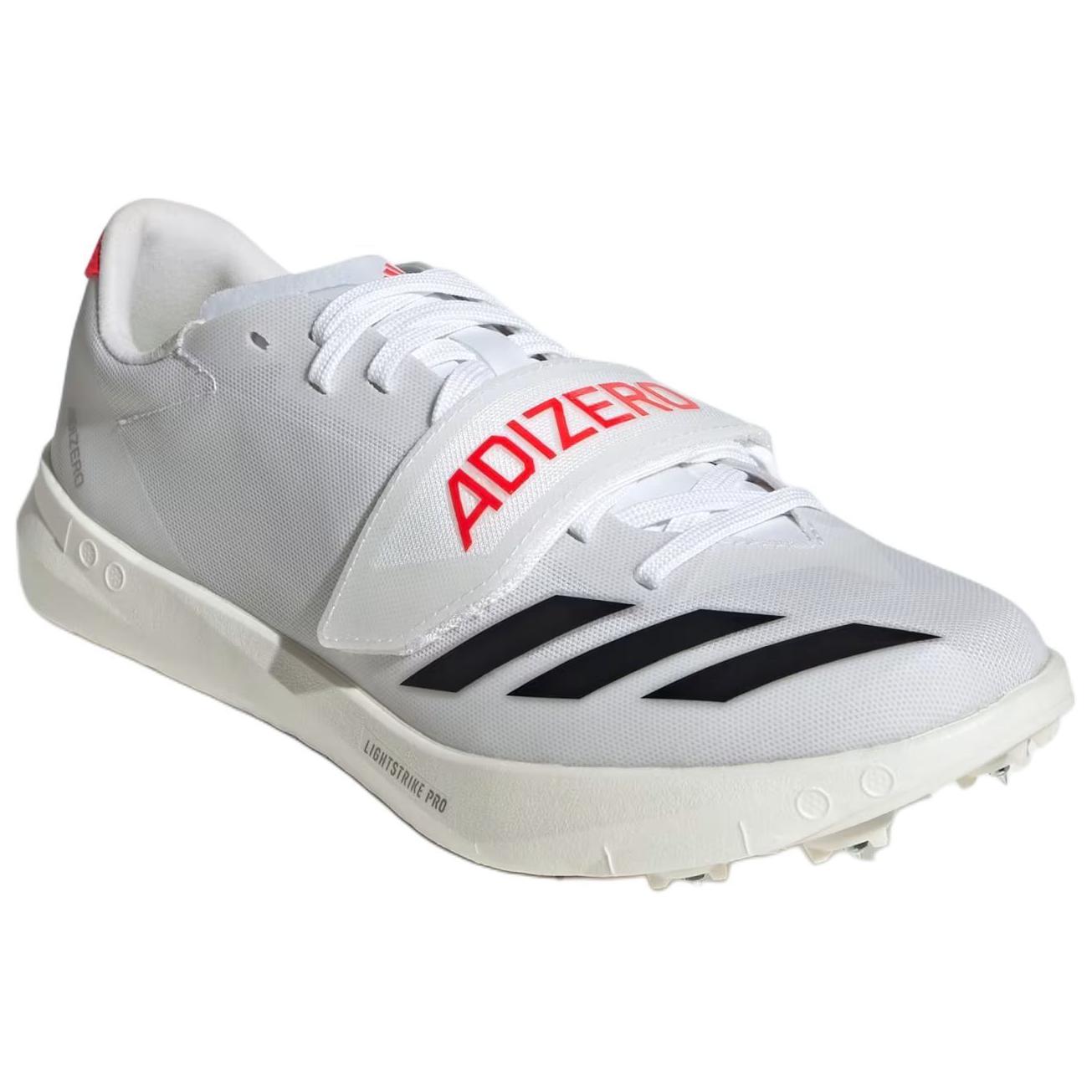 Adidas Adizero TJ/PV Track And Field Cloud White Core Black Lucid Red