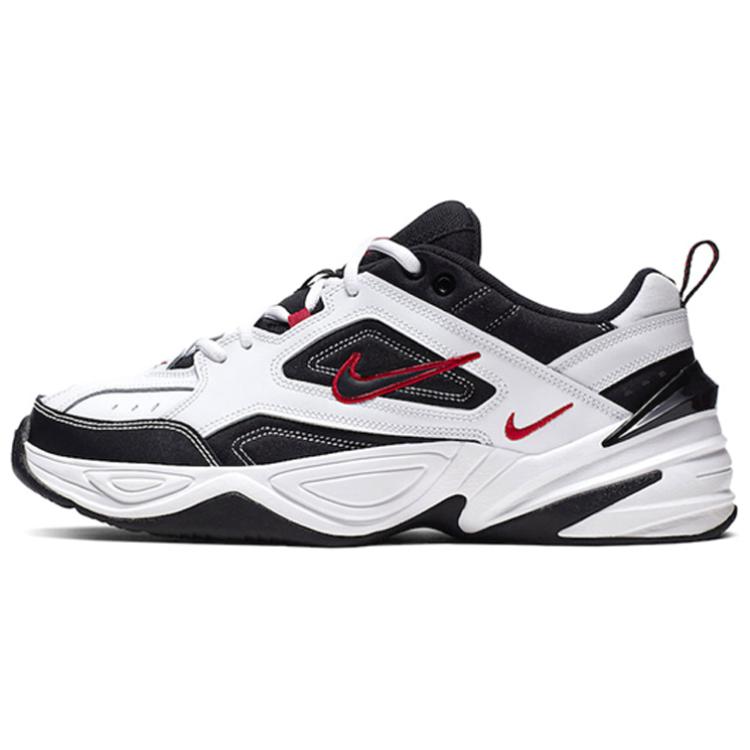 Nike M2K Tekno Tekno Sports Low Top Dad Shoes Men and Women Same Model Black and Red