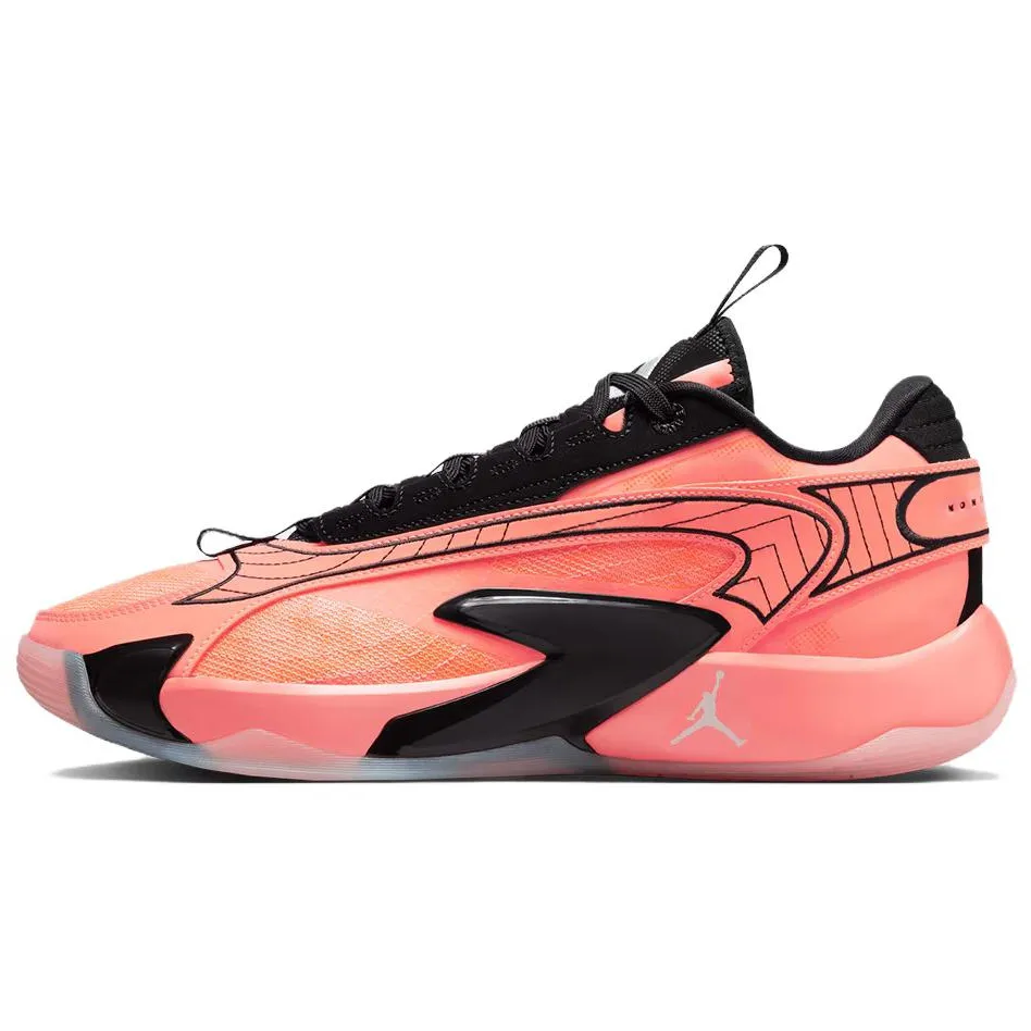Jordan Luka 2 Cushioning Slip Resistant Cushioning Slip Resistant Low top Basketball Shoes Unisex Orange