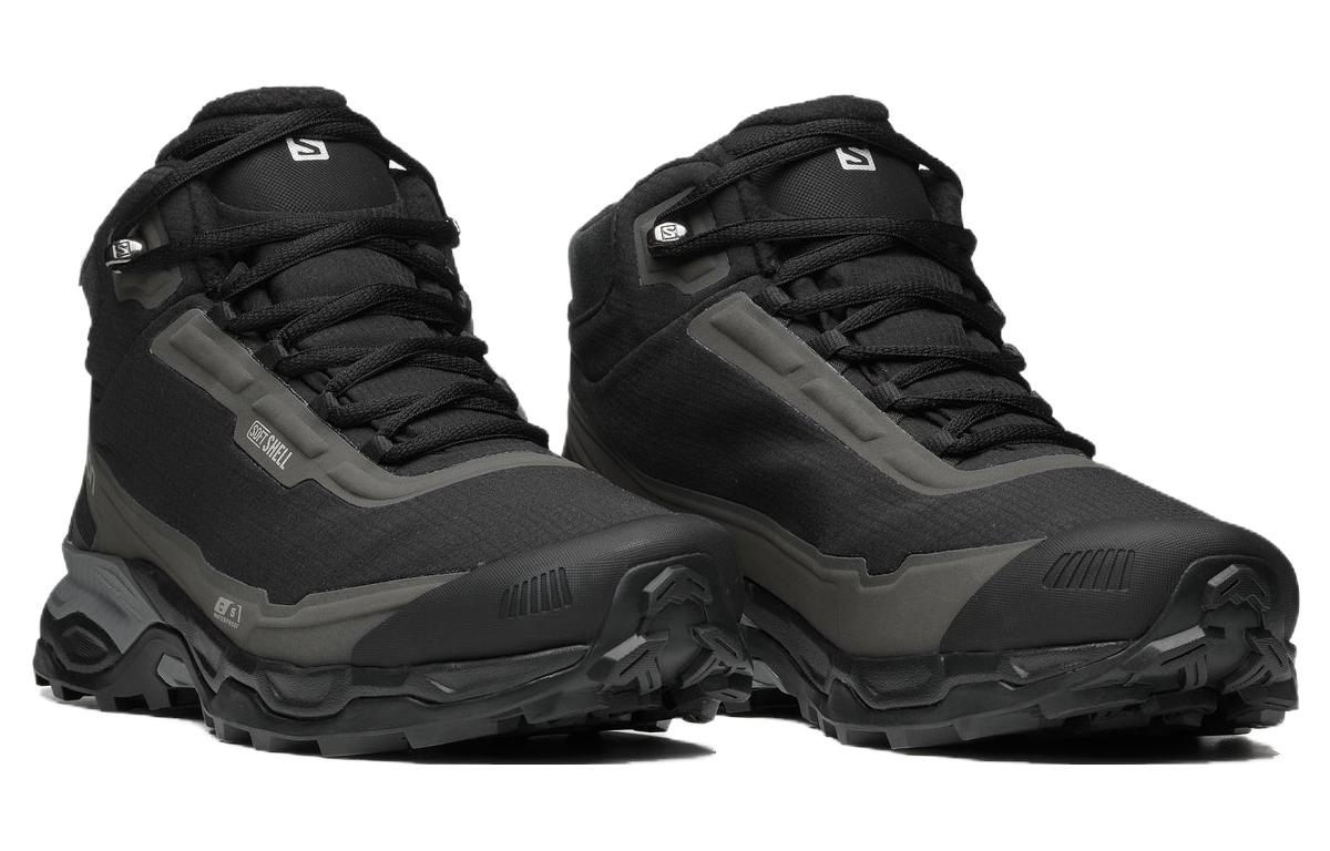 SALOMON Wear resistant And Lightweight High top Outdoor Shoes Unisex Black