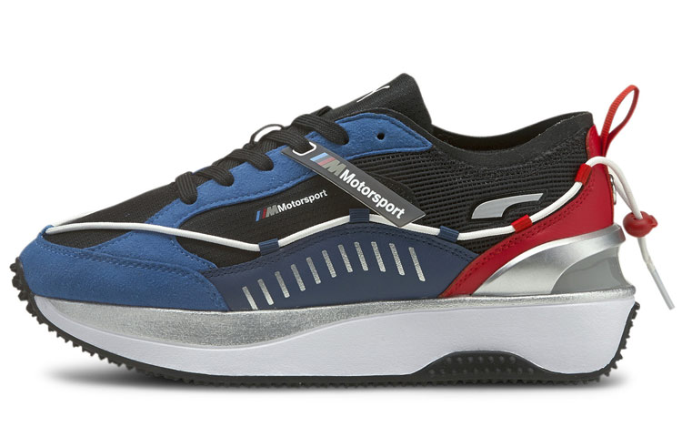 PUMA BMW M Motorsport Low top Training Shoes Women's Black Blue Silver