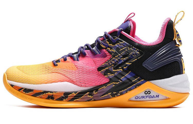 361° Q Rebound Fabric Slip Resistant, Abrasion Resistant, Coverage, Support, Balance Mid top Basketball Shoes Men’s