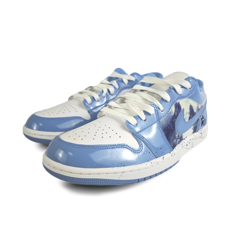 Jordan Air Jordan 1 Low ‘Legend Blue’ Slip Resistant Abrasion Resistant Low top Vintage Basketball Shoes Unisex Blue