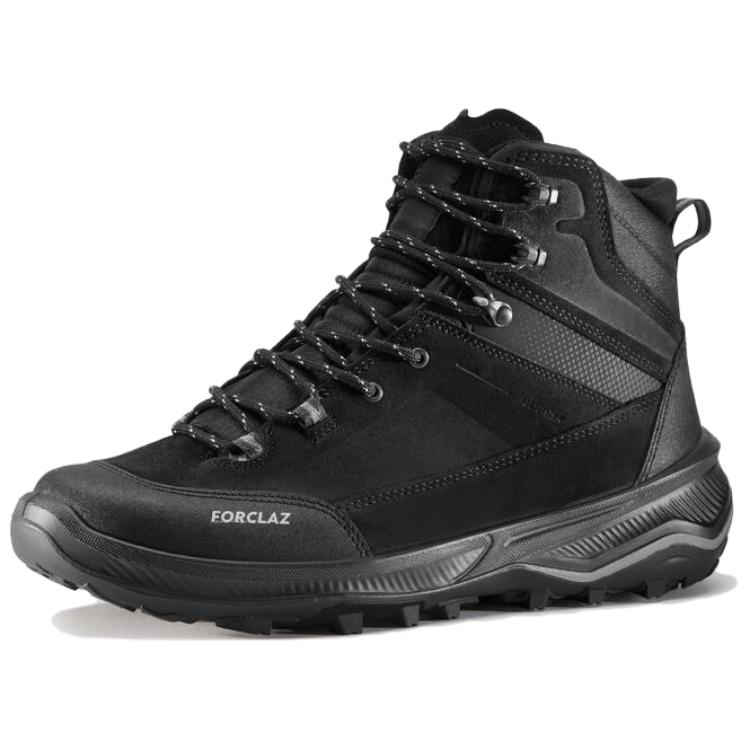 DECATHLON MT100 Slip Resistant, Abrasion Resistant, Waterproof, And Breathable High top Hiking Shoes Men’s Black