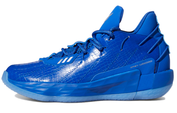 Мужские кроссовки adidas D lillard 7 GCA (синие)