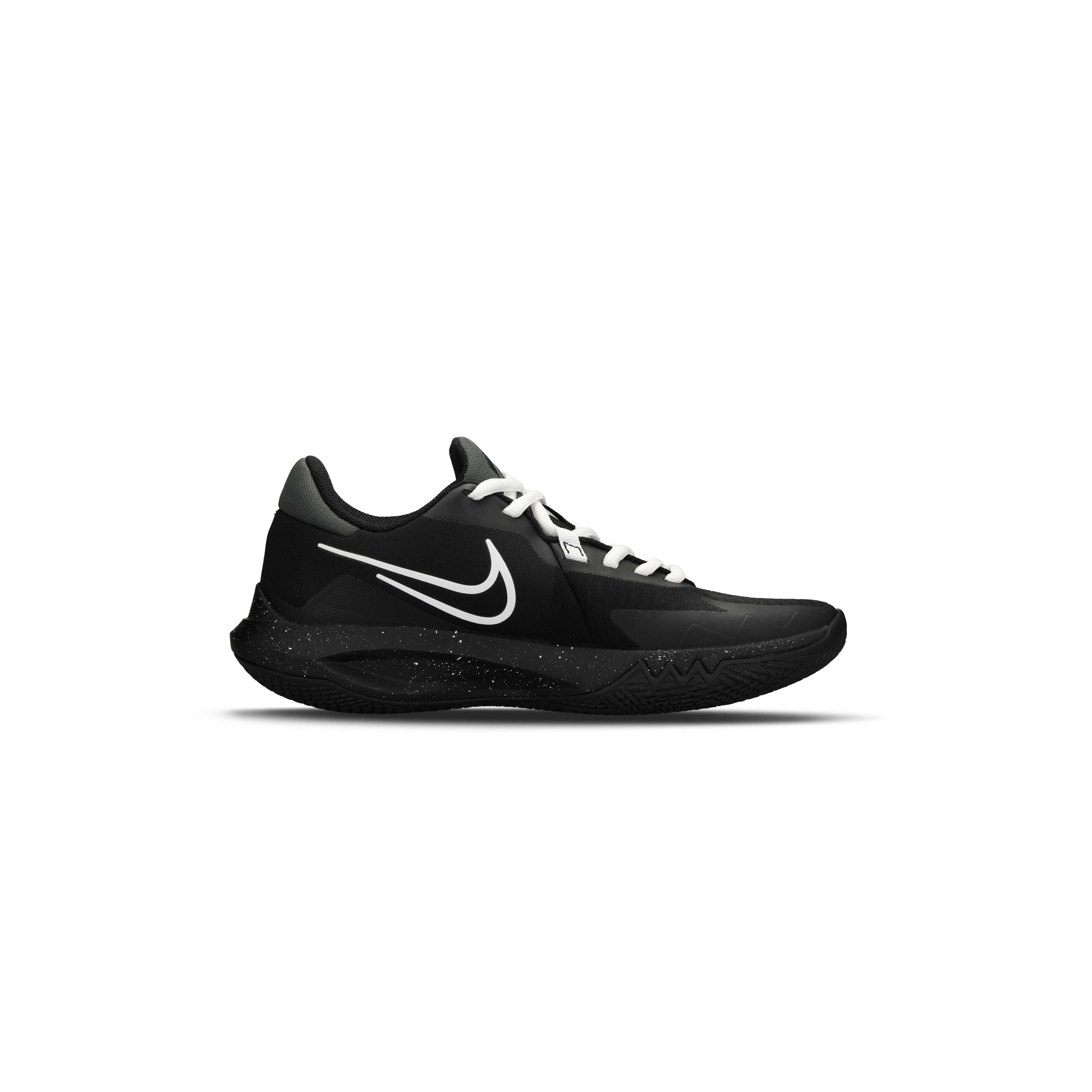 Nike Precision 6 Cushioning Slip Resistant Abrasion Resistant Low top Basketball Shoes Unisex Black White