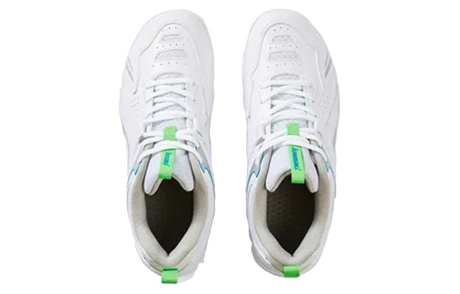 Kawasaki Cushioning Slip Resistant Low top Badminton Shoes Unisex White Gray