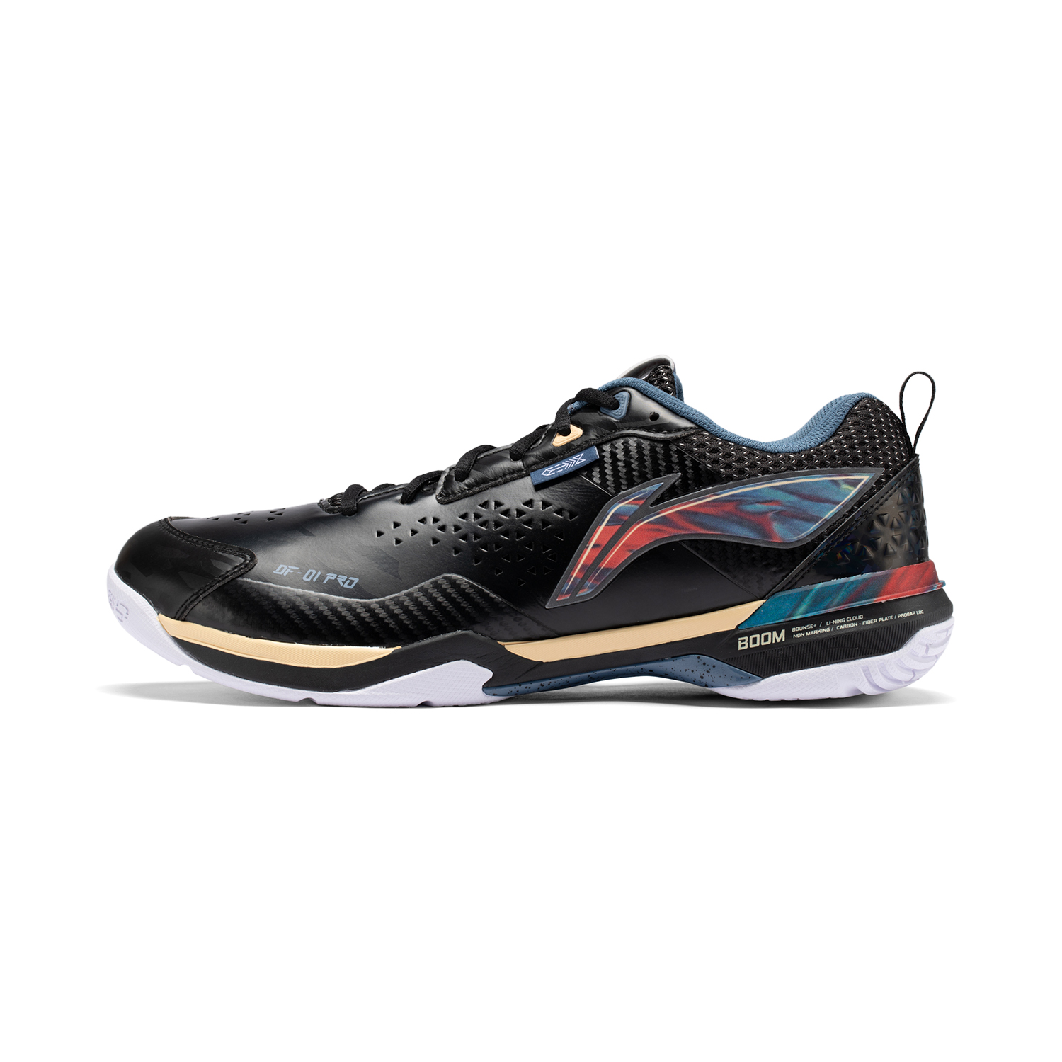 Li Ning Blade Pro Comfortable Slip Resistant Abrasion Resistant Low top Badminton Shoes Men’s Black