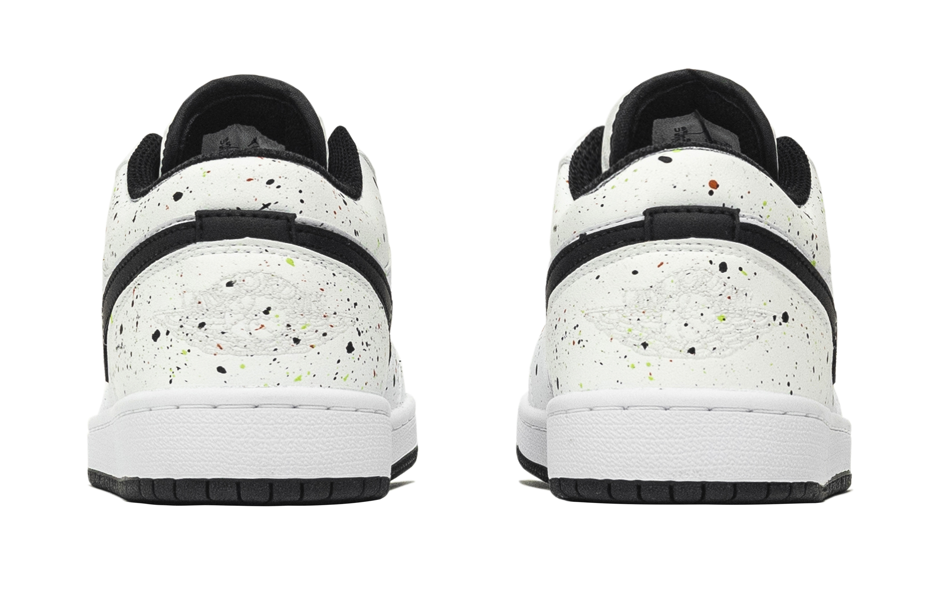 Jordan Air Jordan 1 Colorful Leather Low top Vintage Basketball Shoes Unisex White