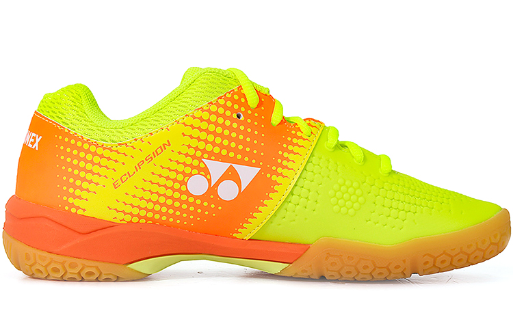 YONEX Slip Resistant Abrasion Resistant Low top Badminton Shoes Unisex Sour Yellow