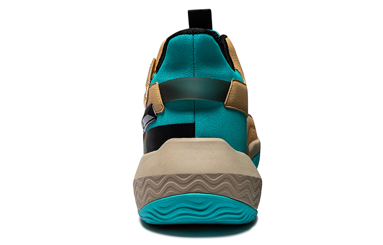 Erke Textile, Synthetic Leather Cushioning Slip Resistant Abrasion Resistant Lightweight Mid top Basketball Shoes Men’s