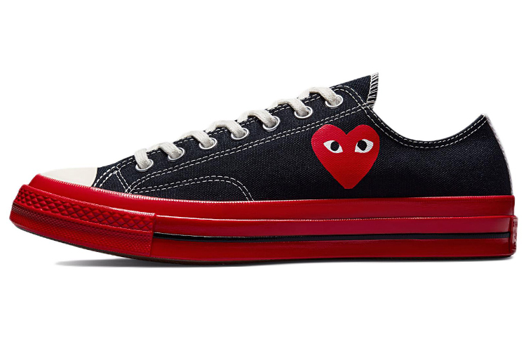 Кеды Converse ×CDG Play Chuck Taylor All Star Chuck Taylor All Star Ox (черно-красные)