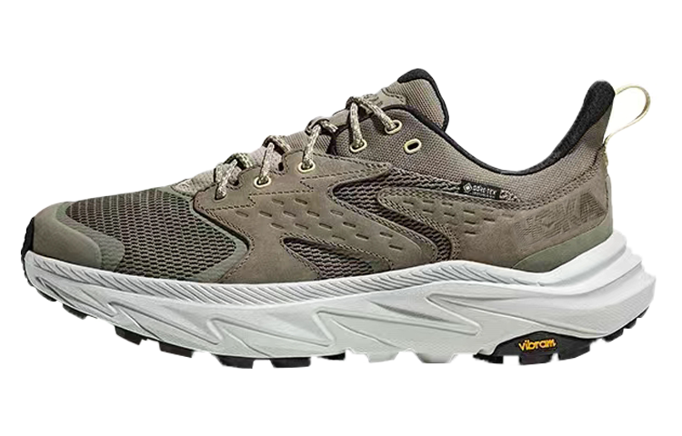Мужские ботинки HOKA HOKA ONE ONE Anacapa 2 Low GTX (зелено-серые)
