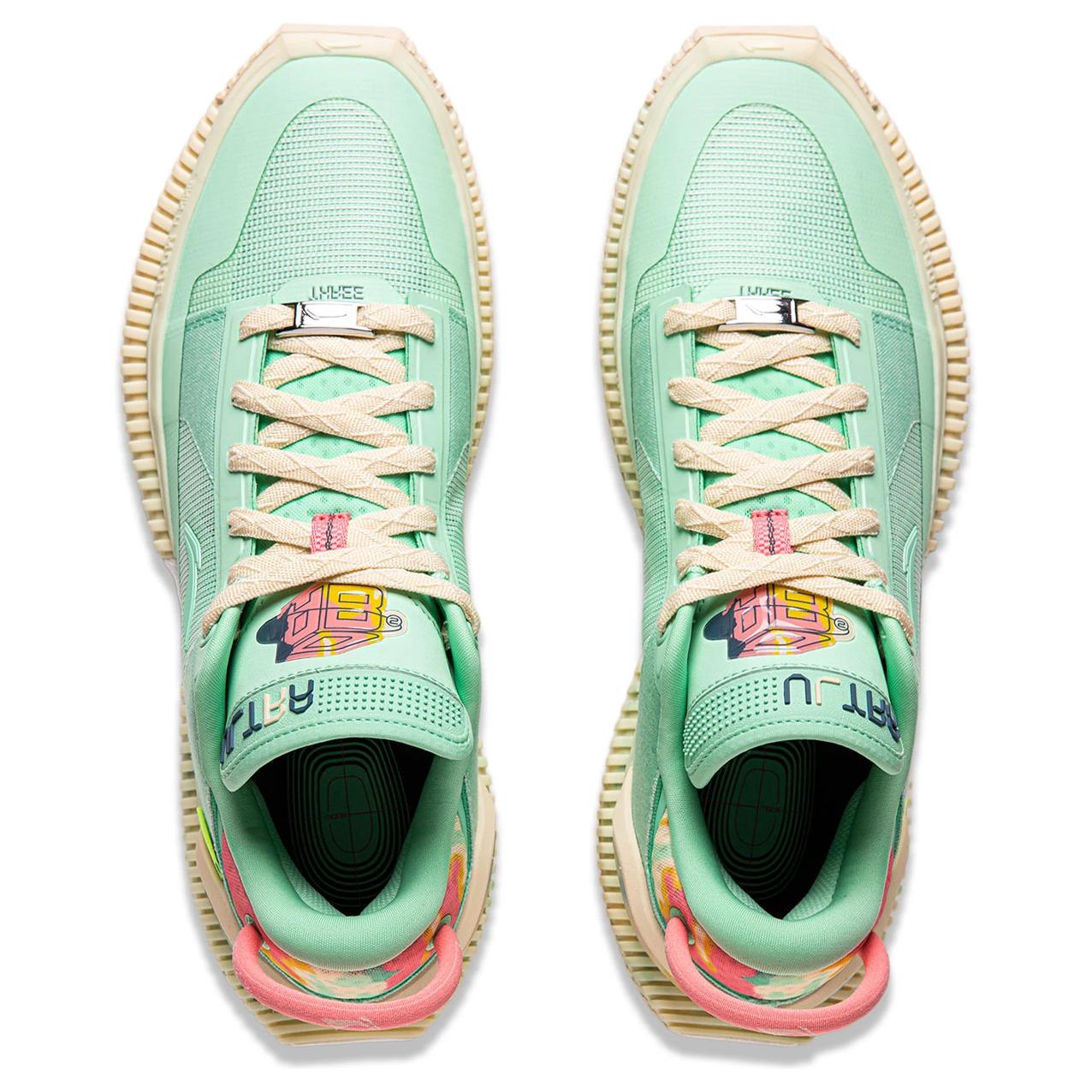 Li Ning Slip Resistant Abrasion Resistant Low top Basketball Shoes Men’s Cooling Green