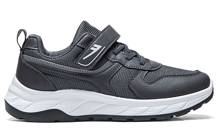 Warrior Soft Sole Dad Shoes Lightweight Low top Casual Shoes Men’s Gray