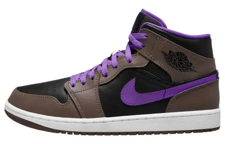 Jordan 1 Mid Purple Mocha