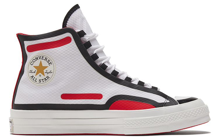 Кеды Converse 1970s Chuck Taylor All Star (бело-красно-черные) — Белый / красный / чёрный — фото 2