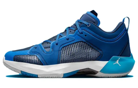 Jordan Air Jordan 37 Basketball Shoes Men's Low Top Blue