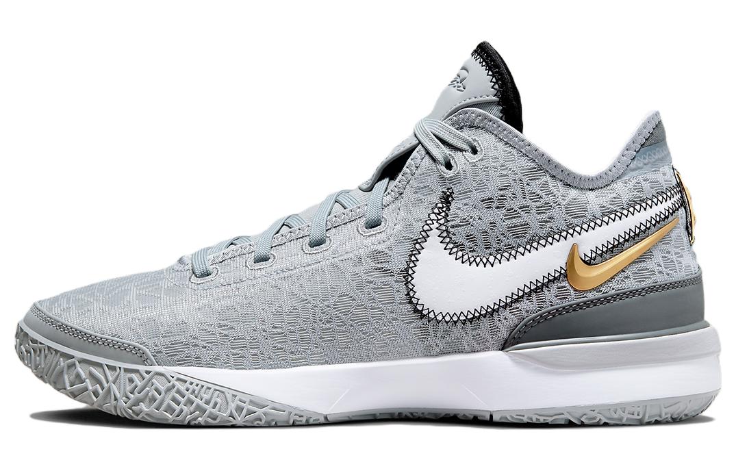 Nike Zoom LeBron Nxxt Gen 'Wolf Grey Metallic Gold'