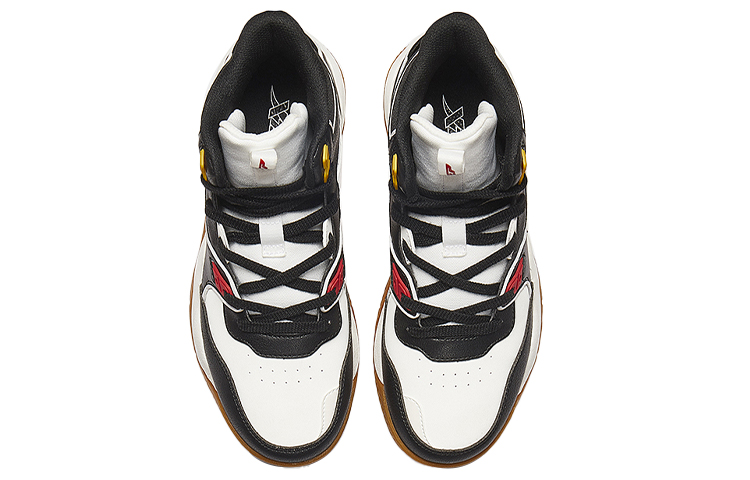 XTEP Slip Resistant Abrasion Resistant High top Basketball Shoes Men’s Black White