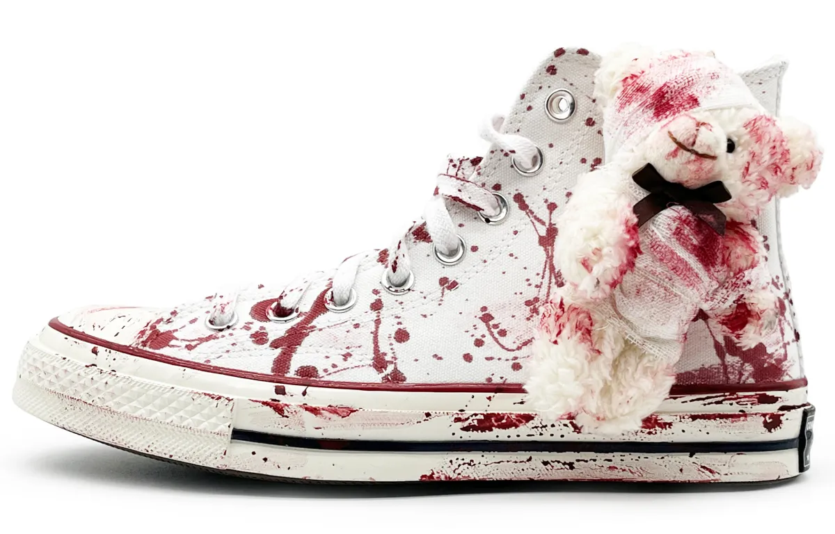 Converse 1970s Canvas Shoes Unisex High-top White/Black/Red