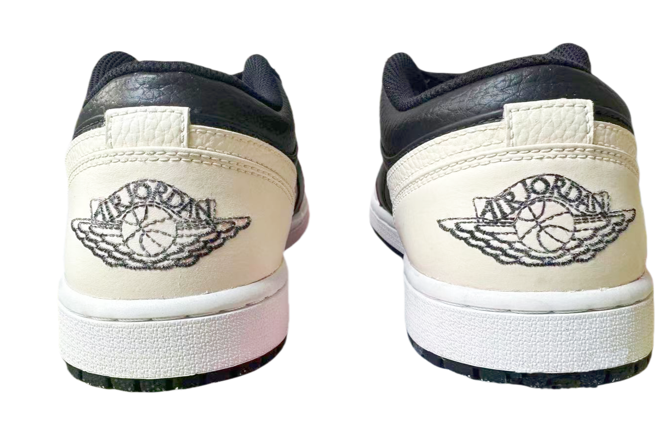 Jordan Air Jordan 1 Vintage Basketball Shoes Unisex Low Top Ivory/Black