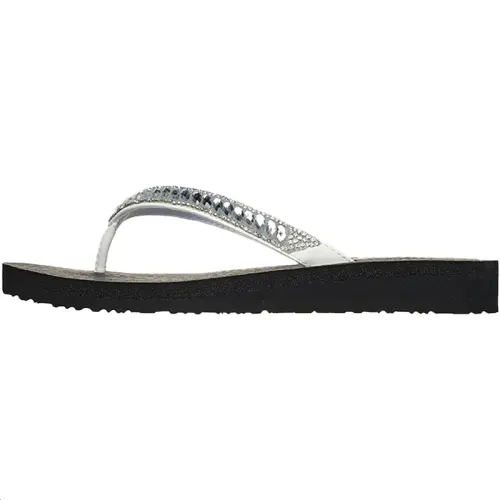 Skechers Meditation Flip Flops Women's Black