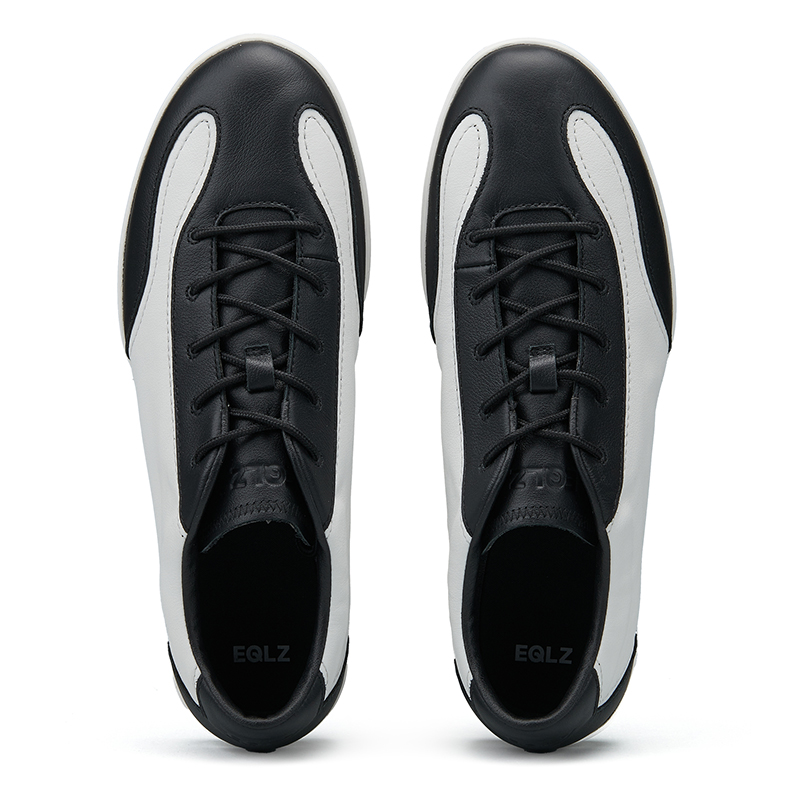 EQLZ EQUALIZER 1960LO Cow Leather Slip Resistant Abrasion Resistant Low top Vintage Basketball Shoes Unisex