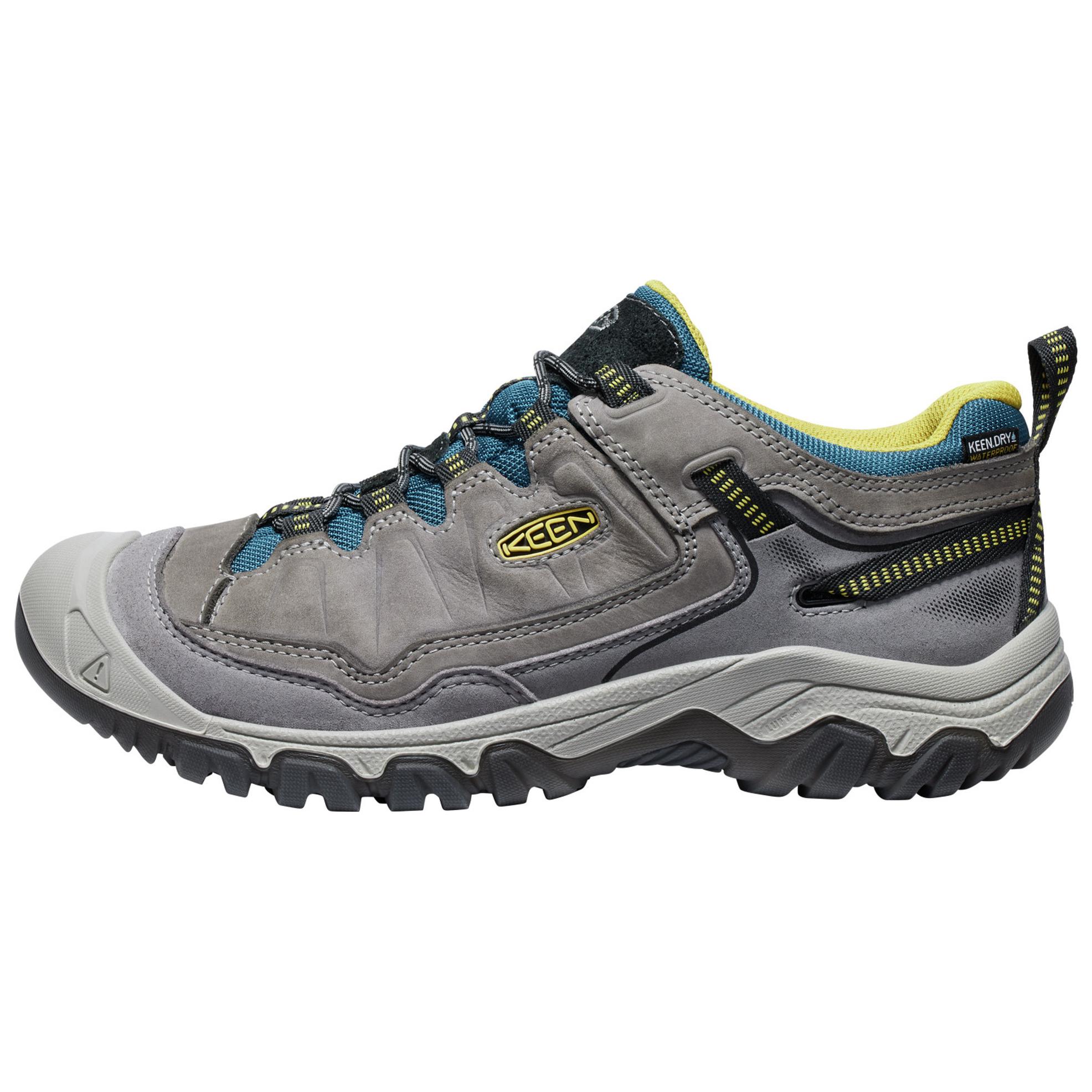 Keen Targhee 4 Cushioning Slip Resistant Low top Mountaineering Shoes Men's Gray