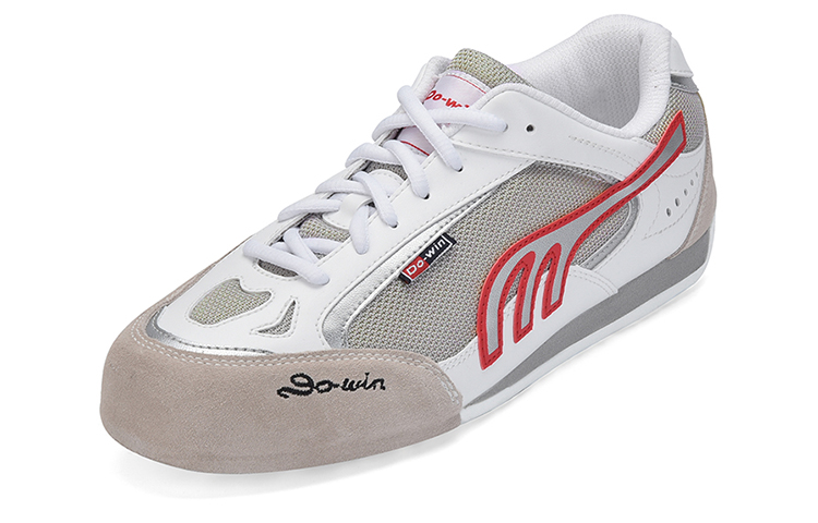 DO WIN Comfortable Slip Resistant Abrasion Resistant Low top Training Shoes Unisex White Gray