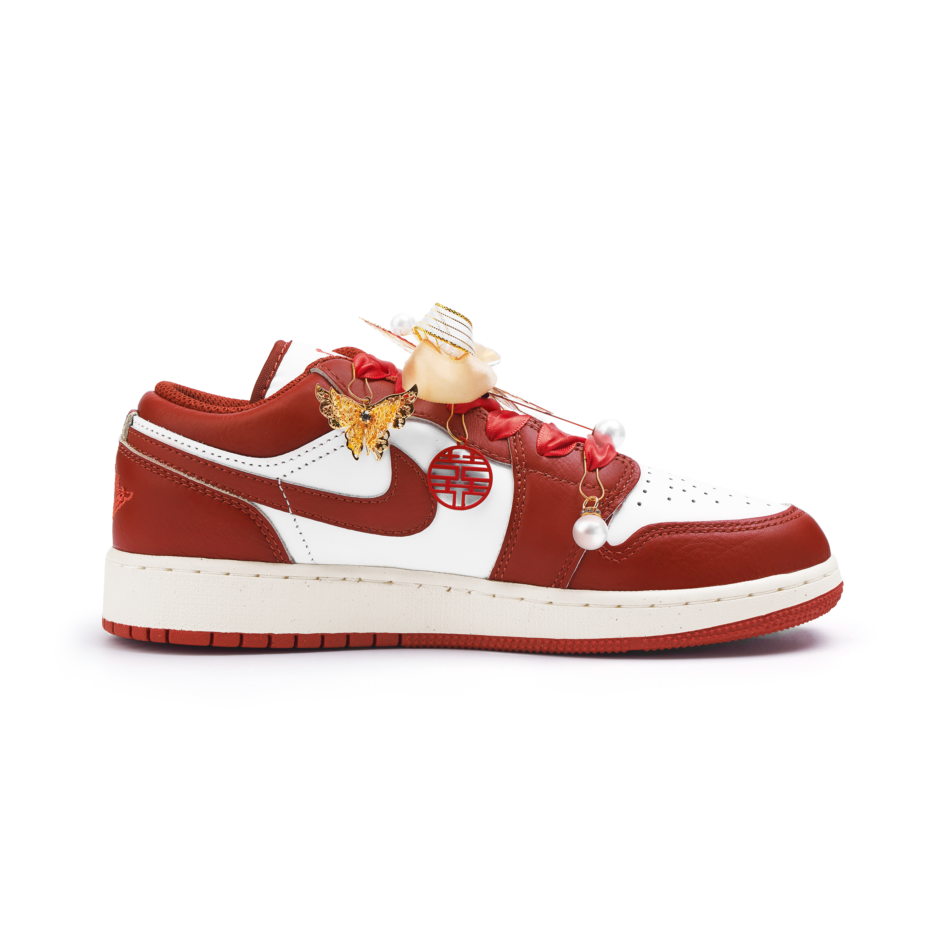 Jordan Air Jordan 1 Low top Vintage Basketball Shoes Women’s Red