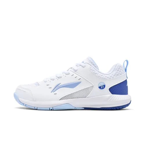 Li Ning Rocket Shoe 2.0 Low top Badminton Shoes Unisex White Blue
