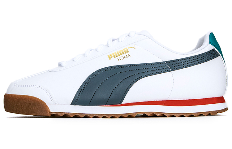 Кроссовки PUMA Puma Roma Basic+ (бело-сине-красные)