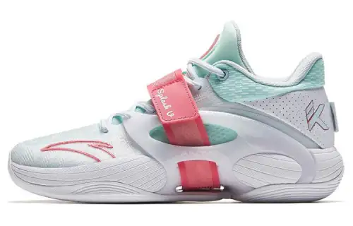Anta Splash 5 Nitrogen Technology Anti-slip Wear-Resistant Low-top Basketball Shoes Women's White Green