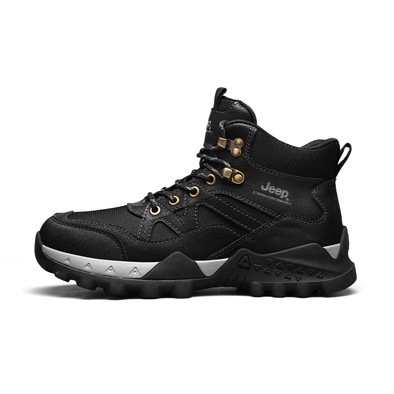 Jeep Fall New Arrival Work Boots Mid top Hiking Mountaineering Shoes Men’s