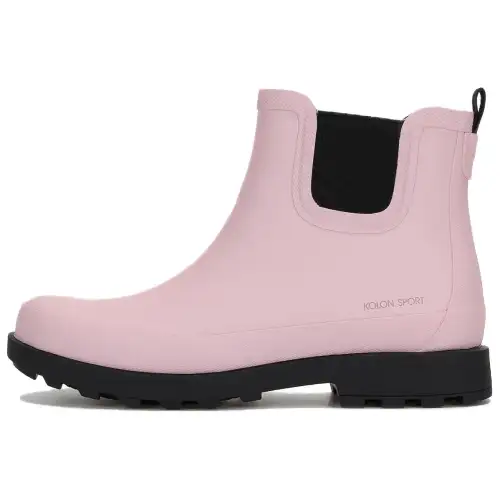 KOLON SPORT Waterproof And Wear resistant Comfortable And Breathable Rain Boots Women's Pink
