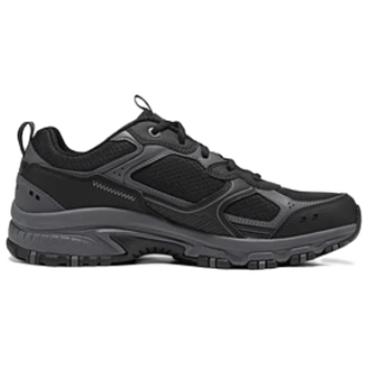 Skechers OUTDOOR MENS Abrasion Resistant Low top Mountaineering Hiking Shoes Men’s Black