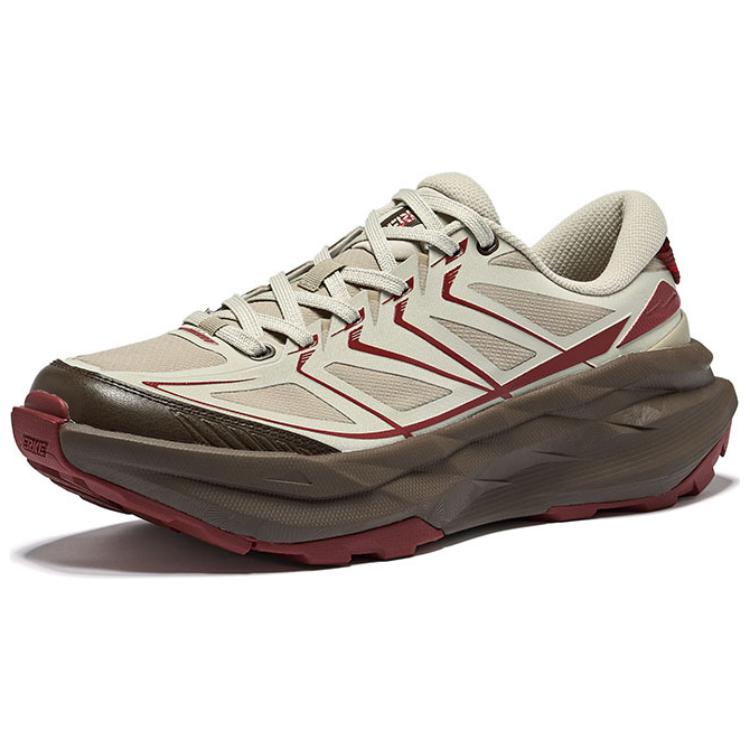Erke Crossroad Low top Chunky Sneakers Men's Linen Gray Warm Mist Gray