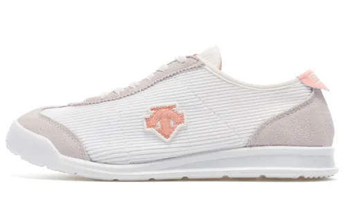 DESCENTE Sport Style Low top Canvas Shoes Women's White