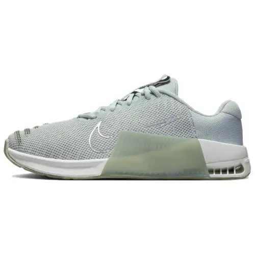 Nike Metcon 9 Comfortable And Lightweight Slip Resistant Abrasion Resistant Low top Training Shoes Women's Gray Green