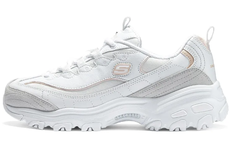 Skechers D'Lites 1.0 Abrasion Resistant Support Lightweight Height Increasing Low top Chunky Sneakers Women's
