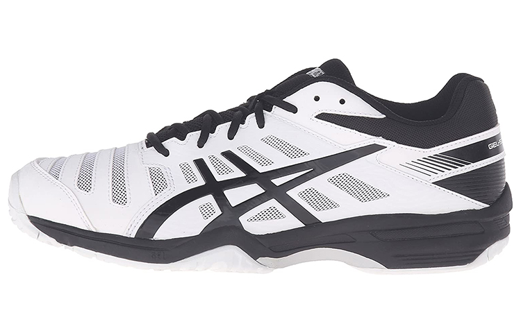 Asics Gel Solution Speed 3 Comfortable Abrasion Resistant Low top Tennis Shoes Men's White Black Patchwork