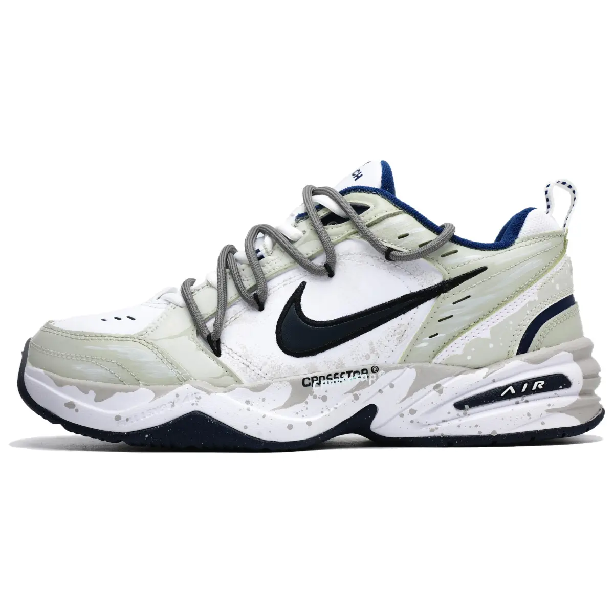 Nike Air Monarch 4 Low top Chunky Sneakers Unisex White Green